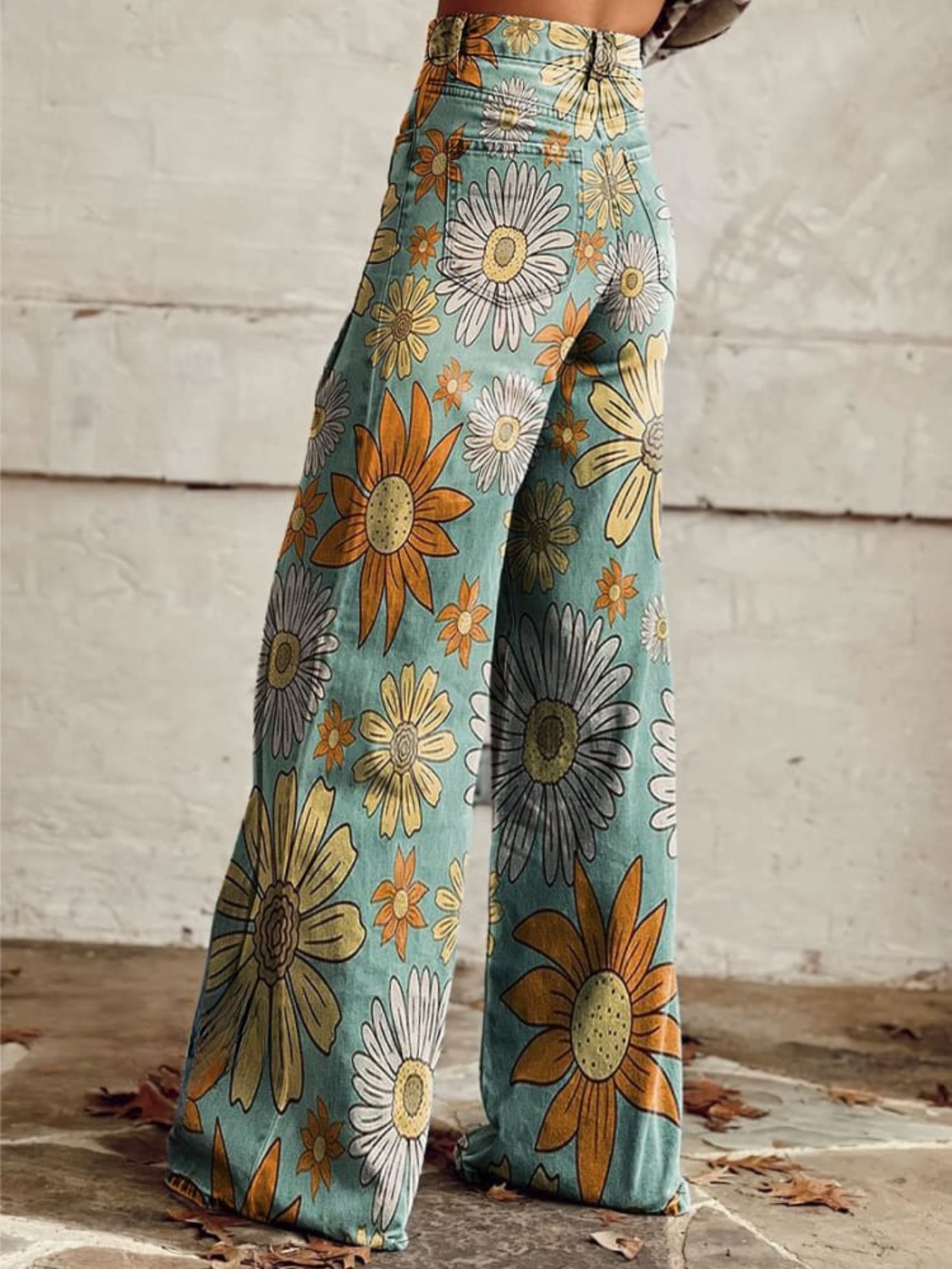 CIRILLA | Vintage bloemenprint Palazzo broek