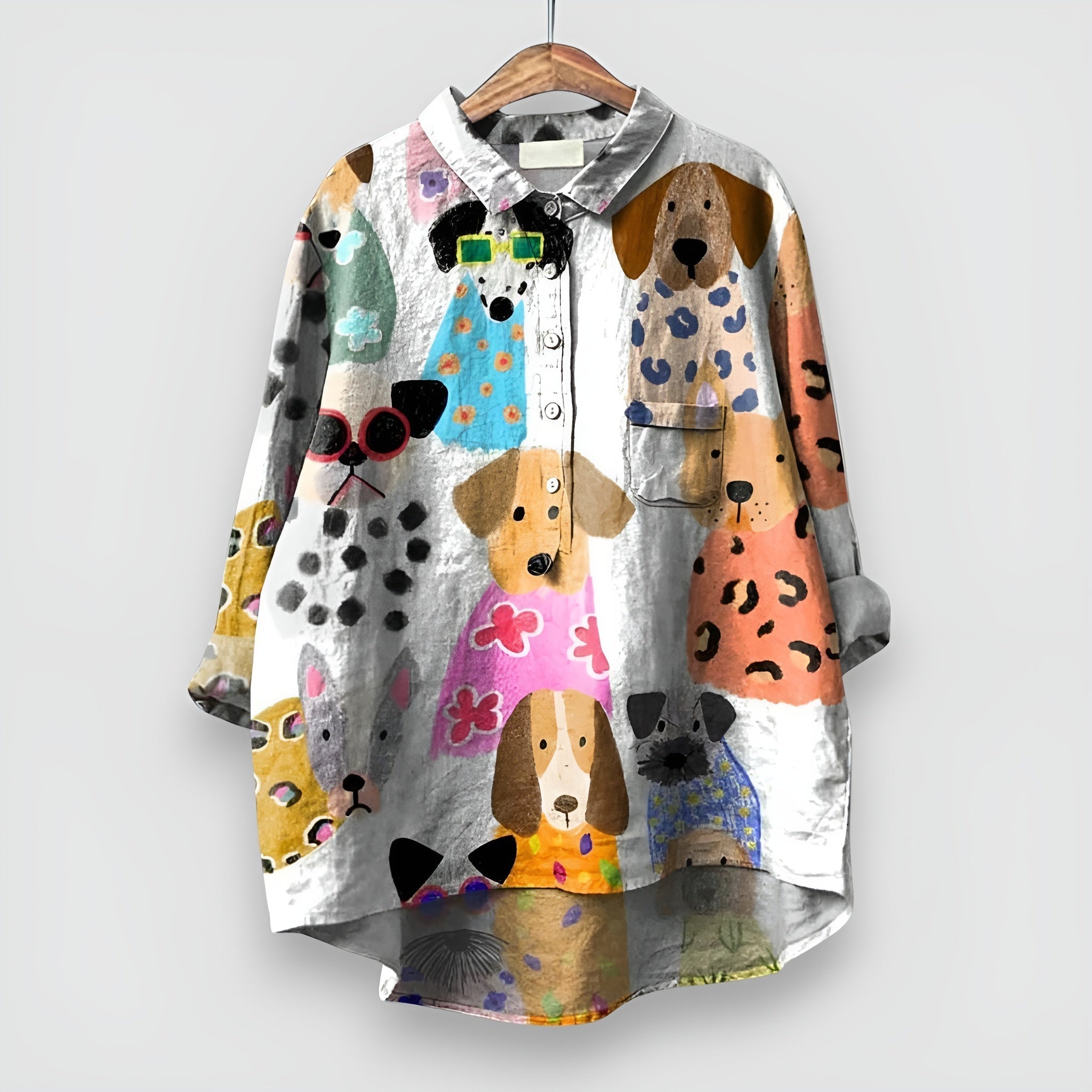 CAMILLA | Elegante Damesblouse met Artistieke Print