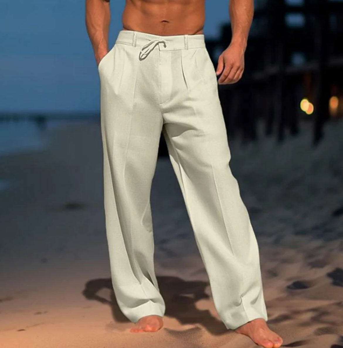 ANDREI - EFFEN LINNEN BROEK